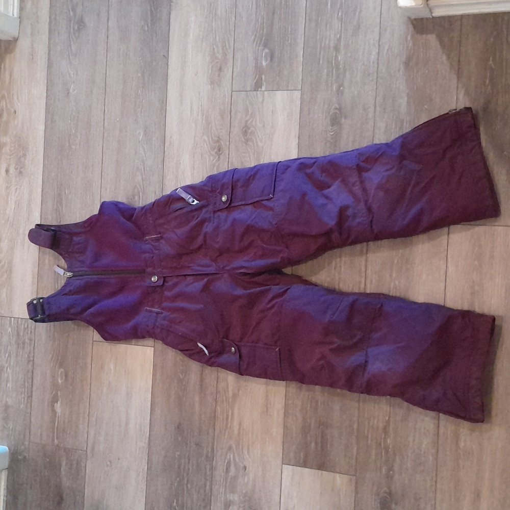 Lands End Girls Snow Bibs size 6
